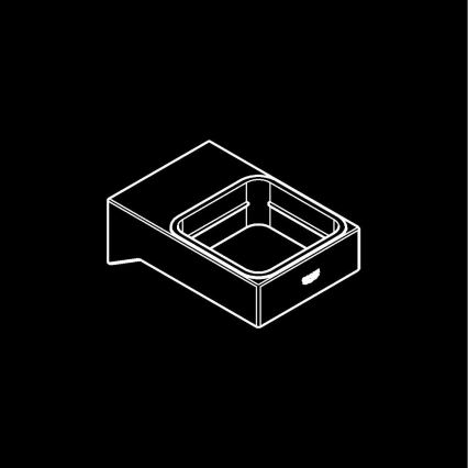 GROHE 40865000 - Support SELECTION CUBE chrome brillant