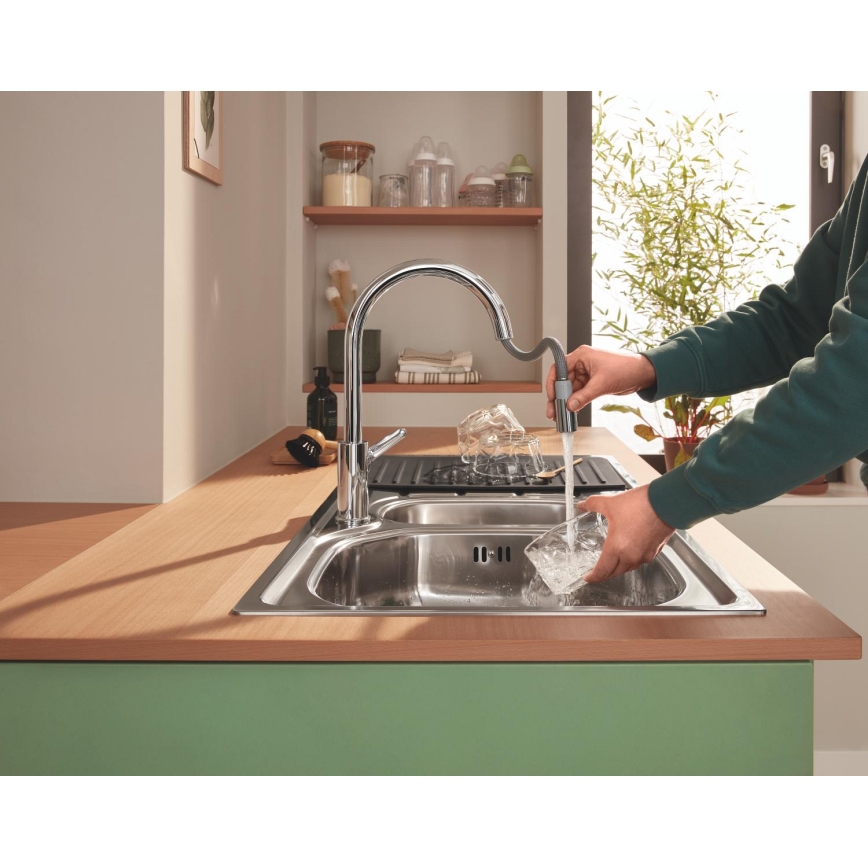 GROHE 40871K00 - Égouttoir 450 x 400 mm céramique/noir