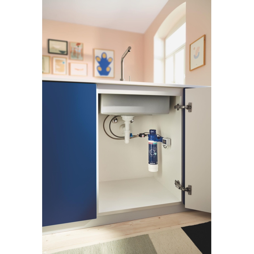 GROHE 40875000 - Kit de démarrage pour filtre BLUE, chromé brillant