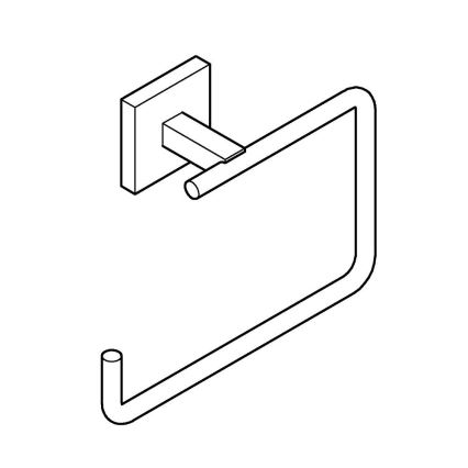 GROHE 409752430 - Porte-serviettes START CUBE 18,8 x 13,8 cm noir