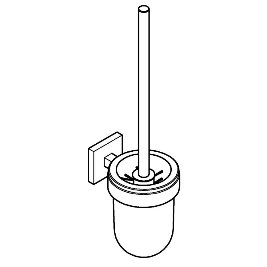 GROHE 40977000 - Kit de nettoyage pour WC START CUBE chrome brillant