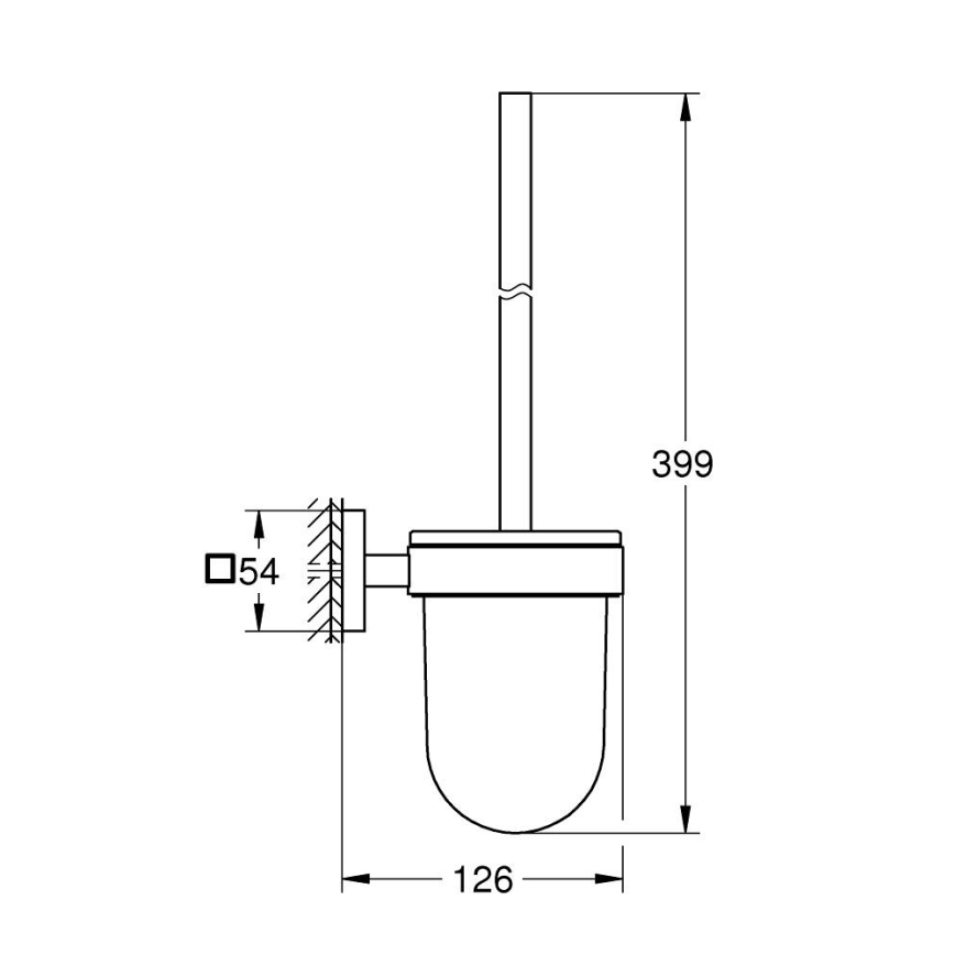 GROHE 409772430 - Kit de nettoyage pour WC START CUBE noir