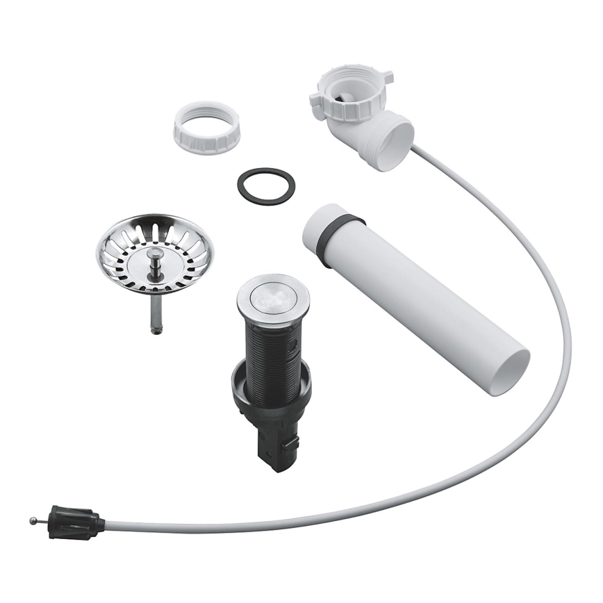 GROHE 40986SD0 - Garniture de vidage pour évier de cuisine Ø 35 mm, inox
