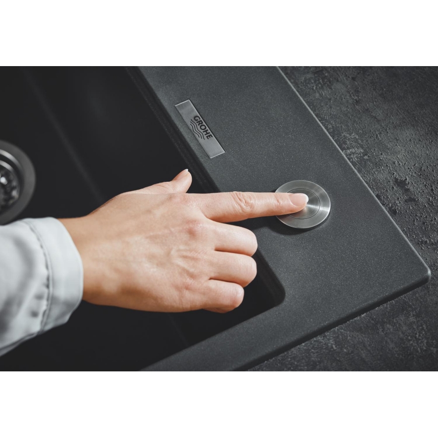 GROHE 40986SD0 - Garniture de vidage pour évier de cuisine Ø 35 mm, inox