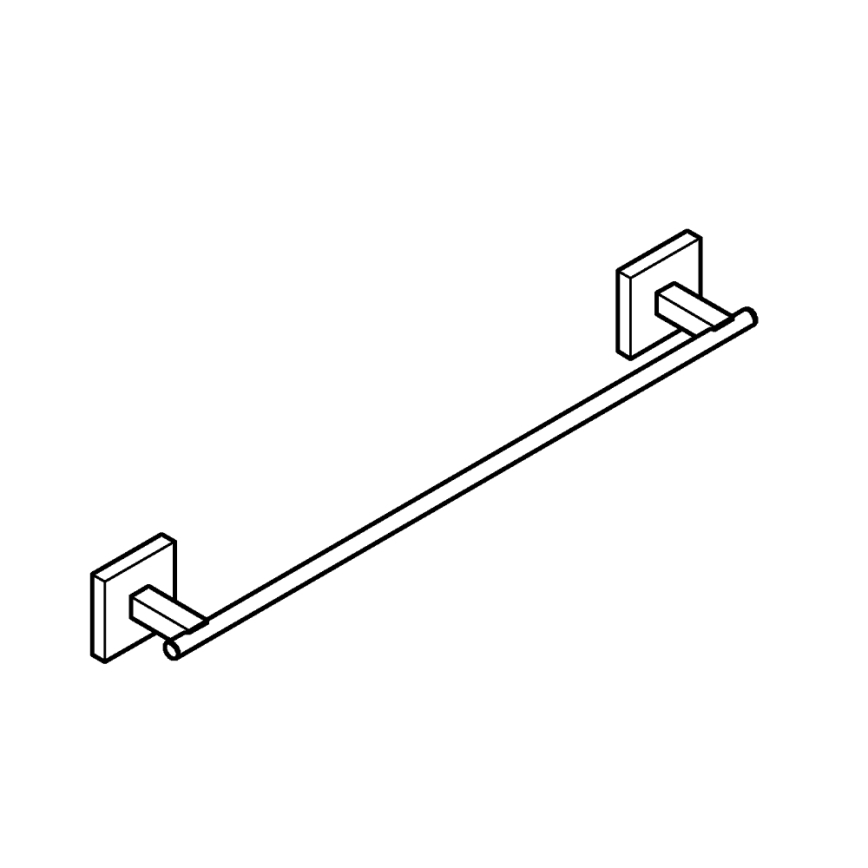 GROHE 40987DC0 - Porte-serviettes START CUBE 450 mm inox