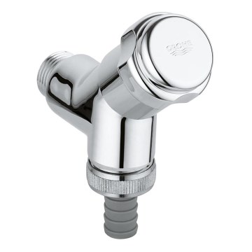 GROHE 41010000 - Robinet d'arrêt EGGEMANN DN 15 chromé brillant