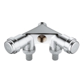 GROHE 41020000 - Vanne double EGGEMANN 12” chrome brillant