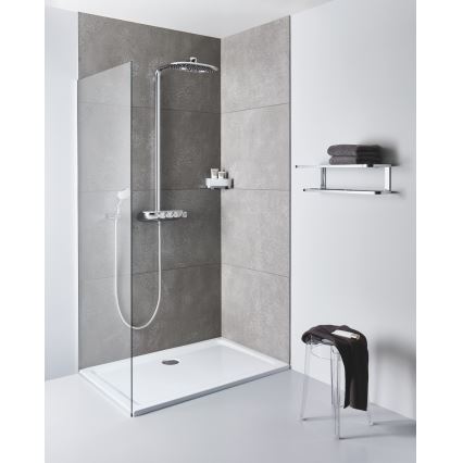 GROHE 41038000 - Bac de douche d'angle SELECTION, finition chromée brillante