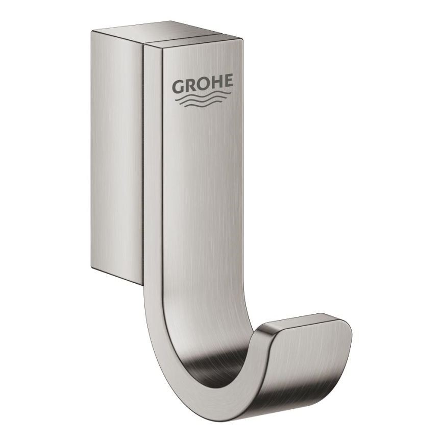 GROHE 41039DC0 - Crochet pour peignoir SELECTION en acier inoxydable