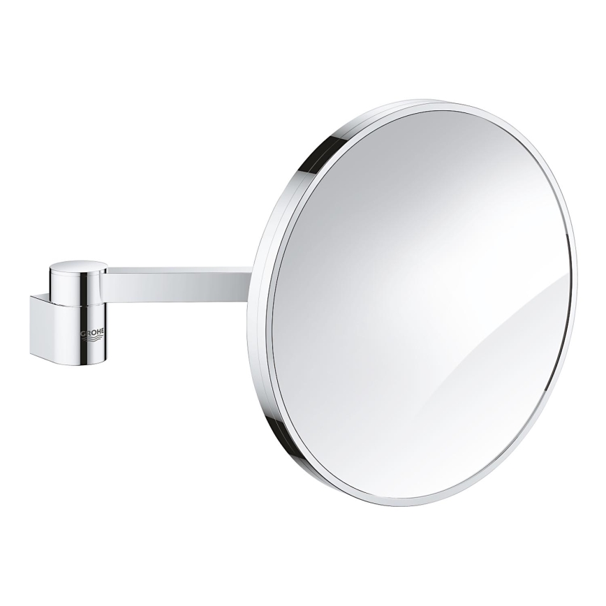 GROHE 41077000 - Miroir cosmétique SELECTION 20 × 20 cm, chromé brillant