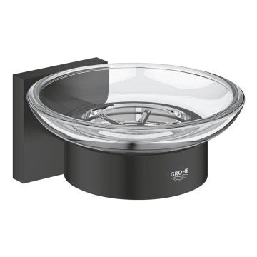 GROHE 410962430 - Porte-savon START CUBE 110 x 56 x 125 mm noir