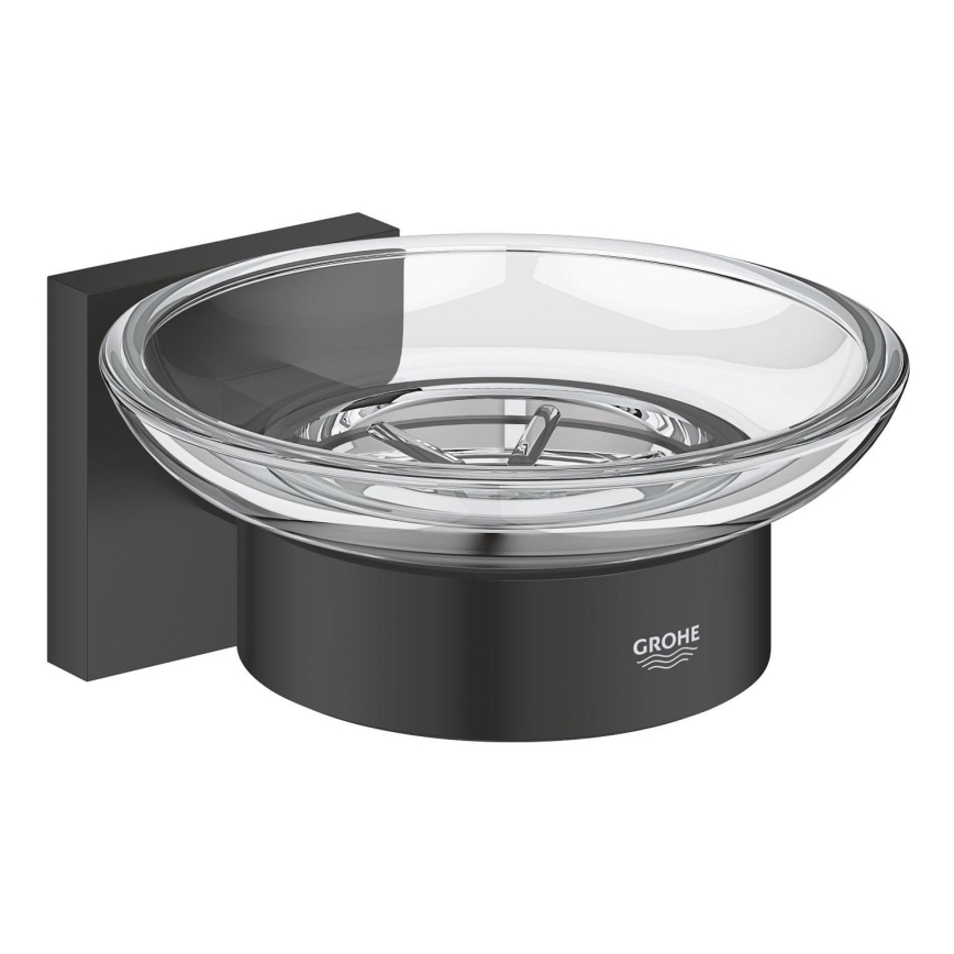 GROHE 410962430 - Porte-savon START CUBE 110 x 56 x 125 mm noir