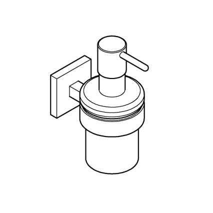 GROHE 410982430 - Distributeur de savon liquide START CUBE 158 × 126 × 72 mm noir