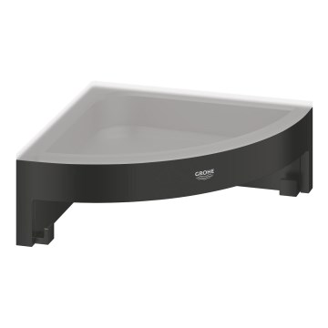 GROHE 411062430 - Étagère d'angle pour douche ESSENTIALS 250 × 250 mm noire