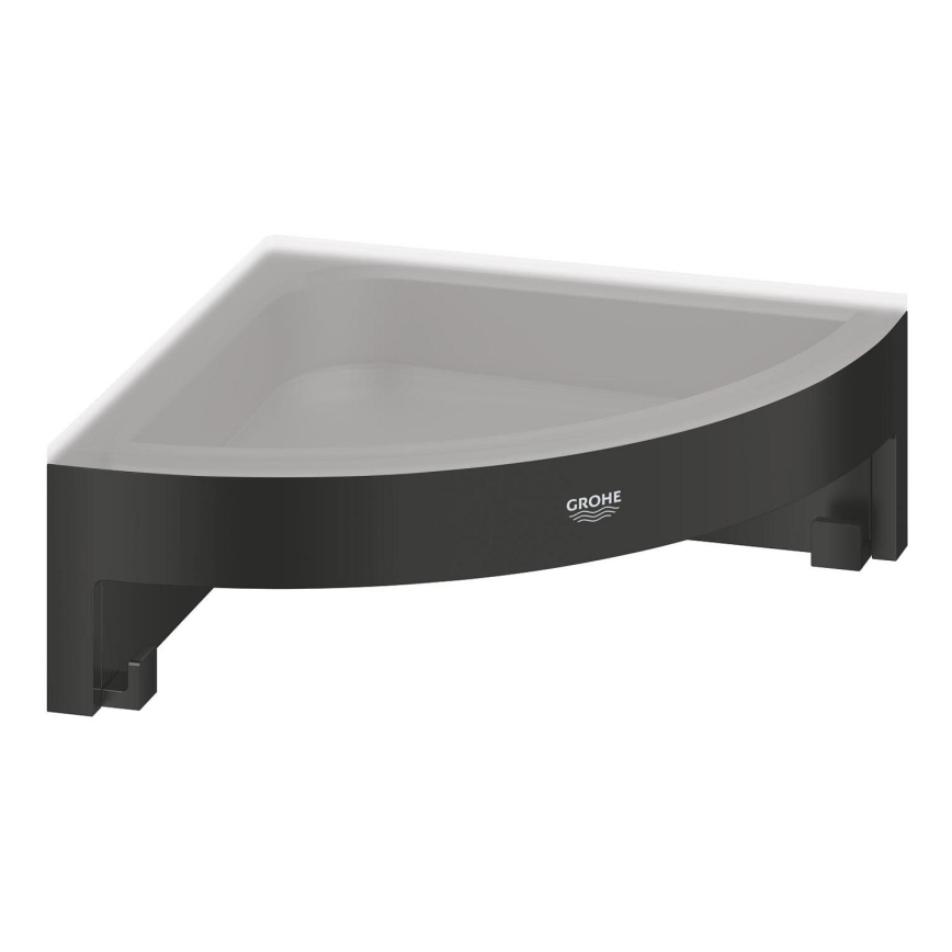 GROHE 411062430 - Étagère d'angle pour douche ESSENTIALS 250 × 250 mm noire