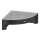 GROHE 411062430 - Étagère d'angle pour douche ESSENTIALS 250 × 250 mm noire