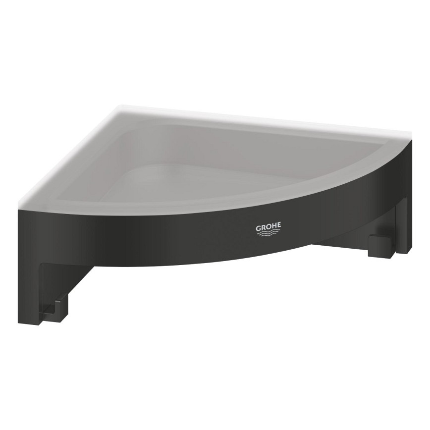 GROHE 411062430 - Étagère d'angle pour douche ESSENTIALS 250 × 250 mm noire