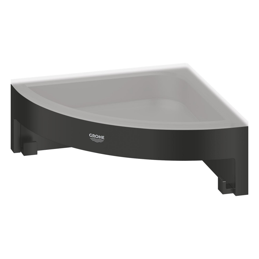 GROHE 411062430 - Étagère d'angle pour douche ESSENTIALS 250 × 250 mm noire