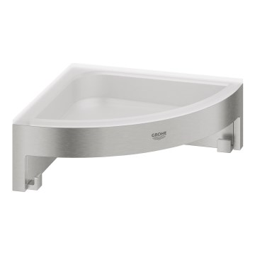 GROHE 41106DC0 - Étagère d'angle de douche START CUBE 200 x 200 x 60 mm en acier inoxydable