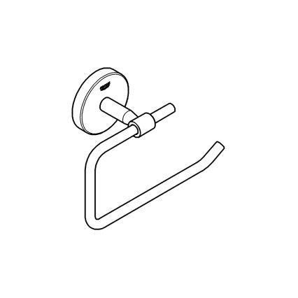 GROHE 41165000 - Porte-rouleau de papier toilette START COSMOPOLITAN 153 × 109 mm chrome