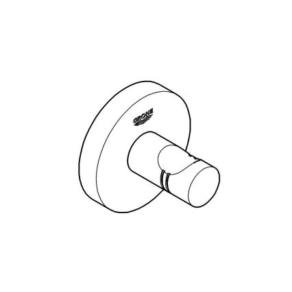 GROHE 41173000 - Crochet pour peignoir START chromé brillant