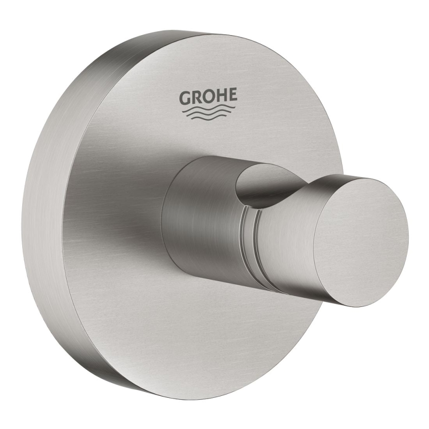 GROHE 41173DC0 - Crochet pour peignoir START en inox