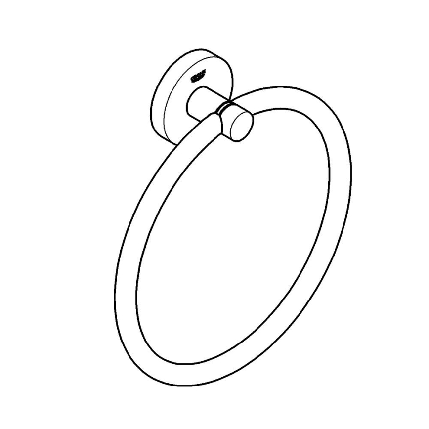 GROHE 41174000 - Porte-serviettes START 180 mm chromé brillant