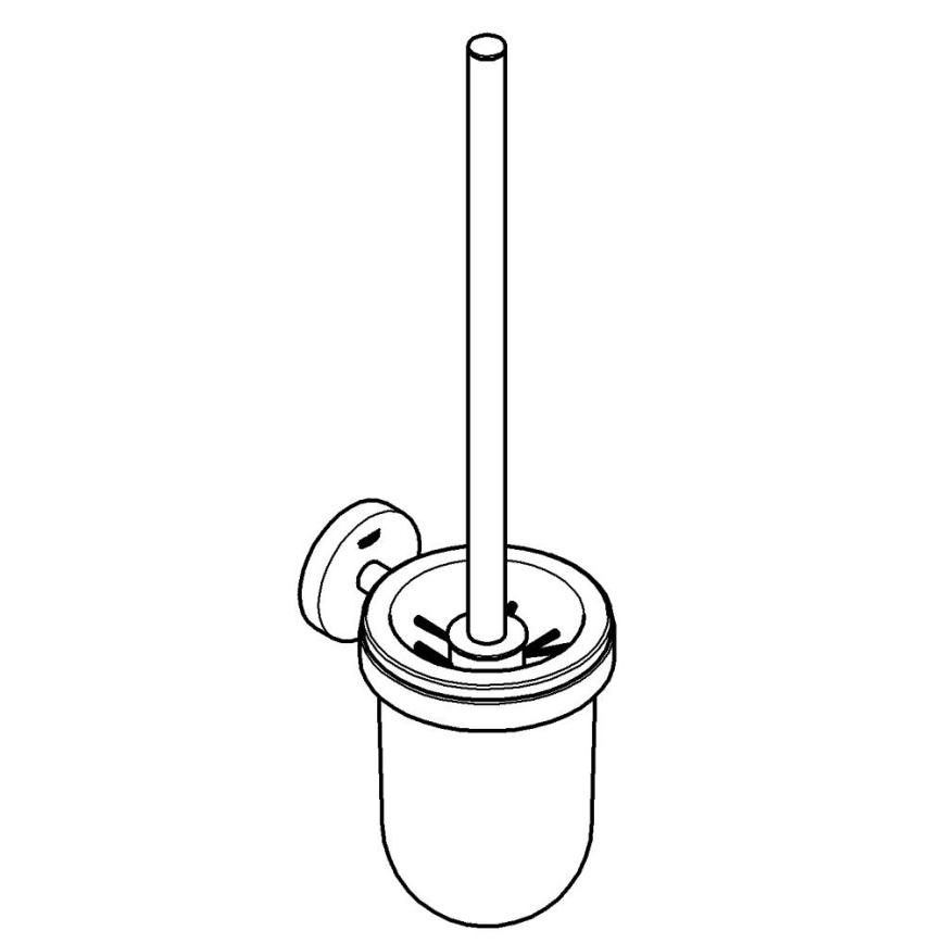 GROHE 41185000 - Ensemble de nettoyage pour WC, chrome brillant