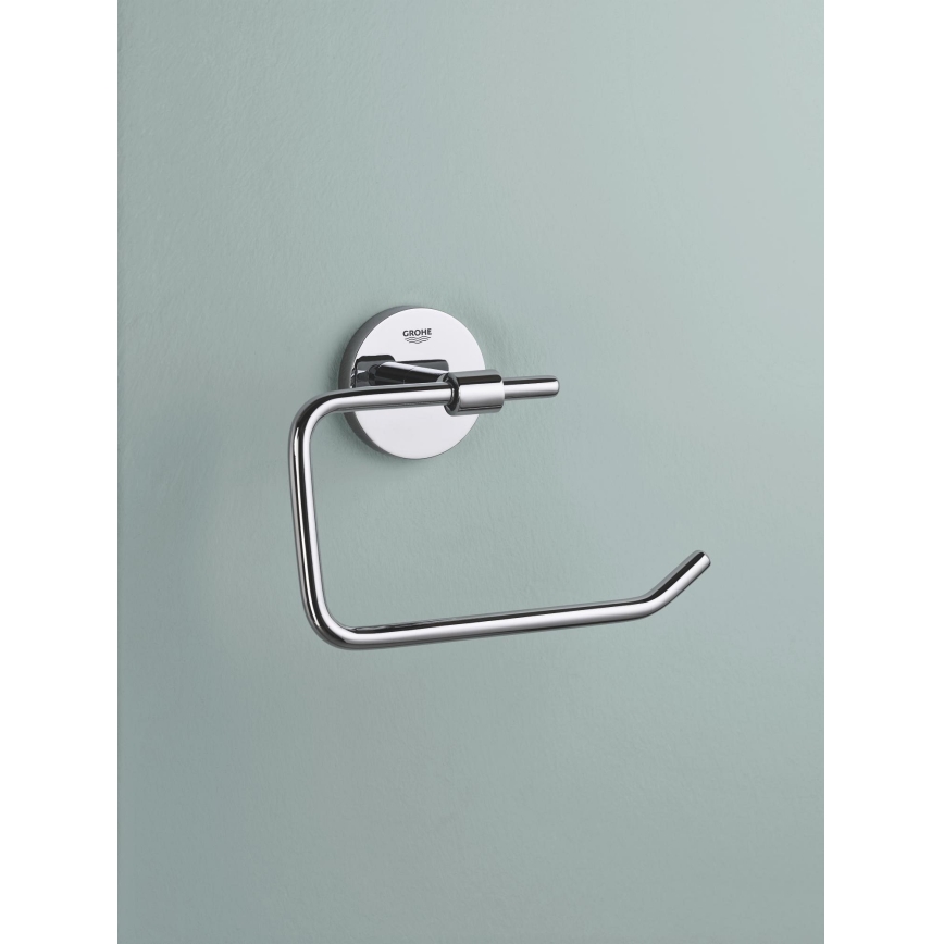 GROHE 41200000 - Porte-rouleau de papier toilette START, chrome brillant