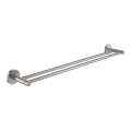 GROHE 41203DC0 - Porte-serviettes à deux bras START 654 mm en acier inoxydable