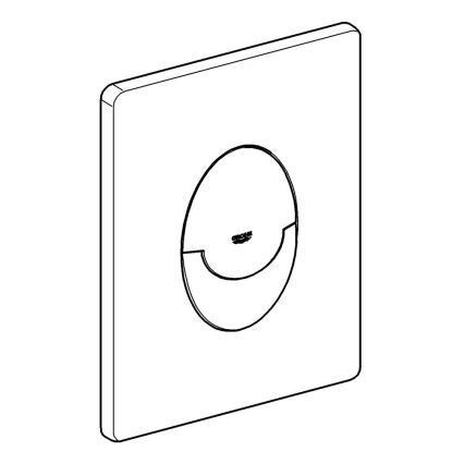 GROHE 42304SH0 - Plaque de commande SKATE AIR 156 × 197 mm blanche