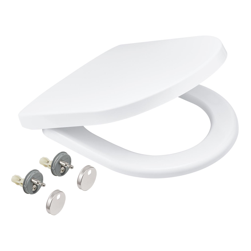 GROHE 42473000 - Abattant WC SOLIDO COMPACT blanc Duroplast