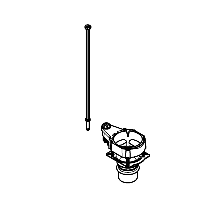 GROHE 42593000 - Siège de clapet pour réservoir de chasse d'eau GD 2 blanc