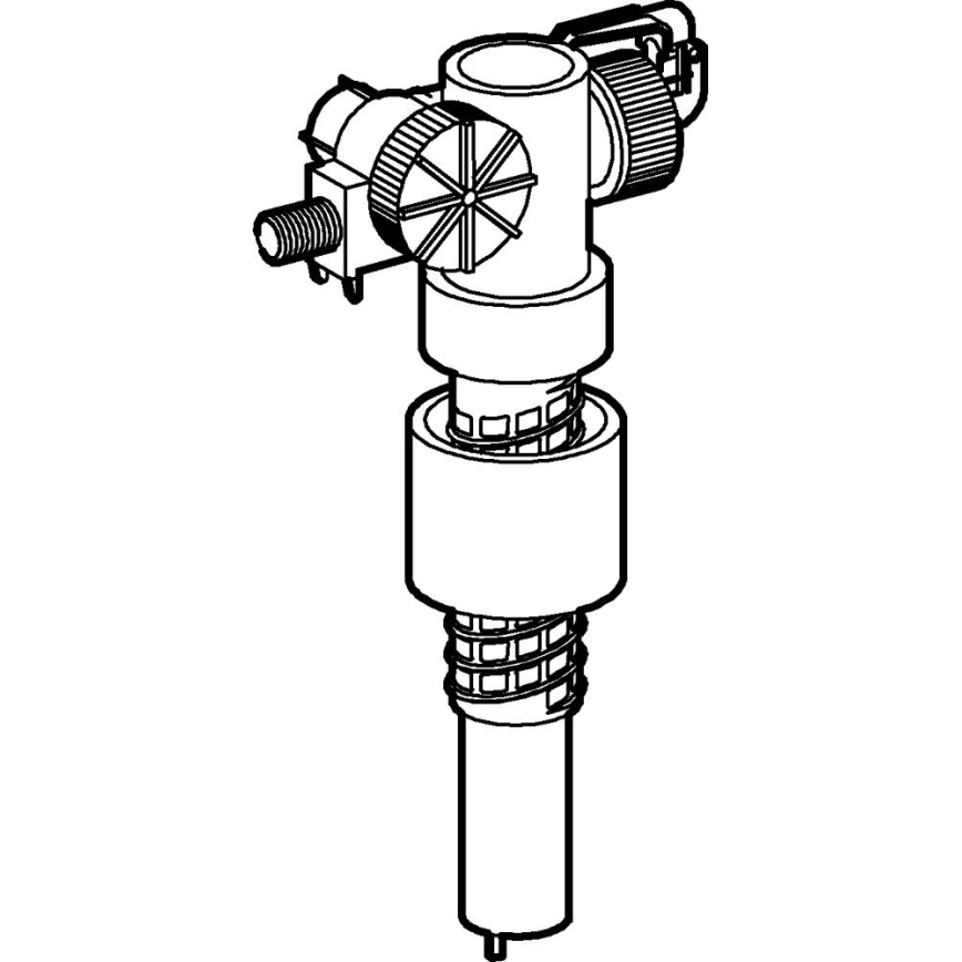 GROHE 43537000 - Vanne de remplissage chromée brillante