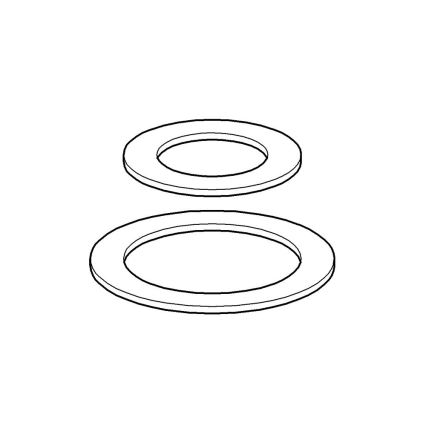 GROHE 43808000 - Joint d'étanchéité pour piston de vidage, noir