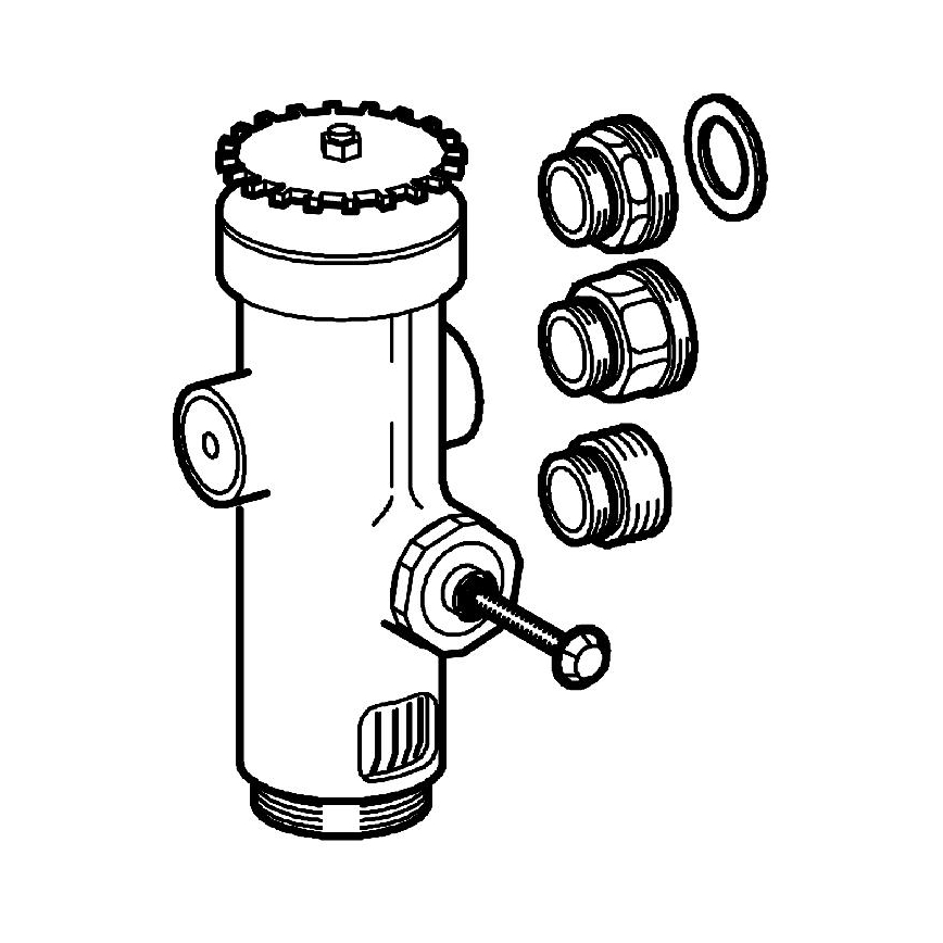 GROHE 43996000 - Mécanisme de chasse d'eau sous pression RONDO 3”