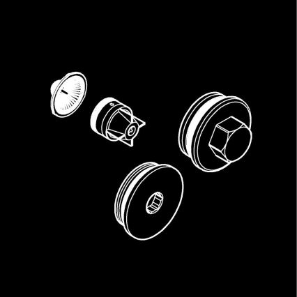 GROHE 47753000 - Clapet anti-retour, chrome brillant