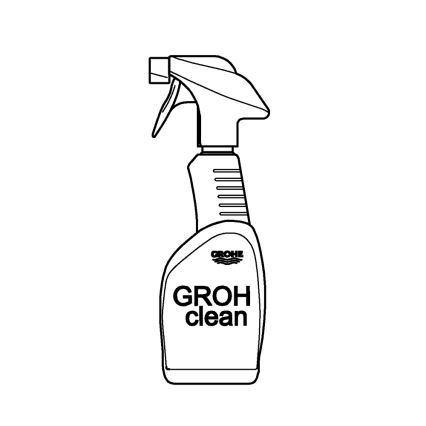 GROHE 48166000 - Nettoyant GROHCLEAN 500 ml