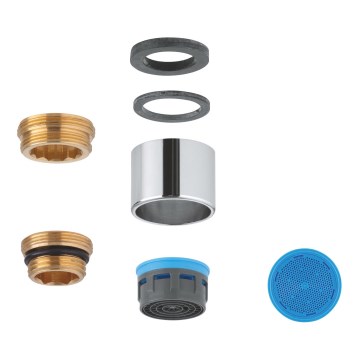 GROHE 6574000 - Aérateur M22 × 1, chromé brillant