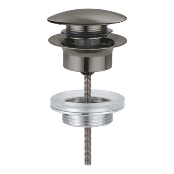 GROHE 65807AL0 - Garniture de vidage pour lavabo avec trop-plein, graphite