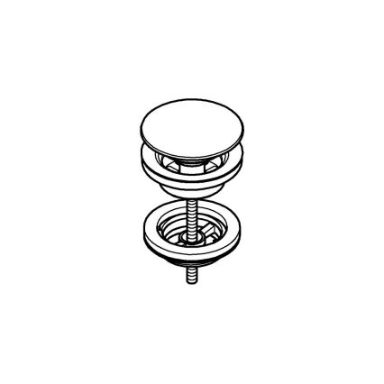 GROHE 65807GL0 - Garniture de vidage ESSENCE, finition dorée