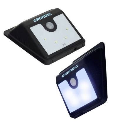 Grundig 111 - Applique murale LED solaire avec détecteur 4xLED IP44