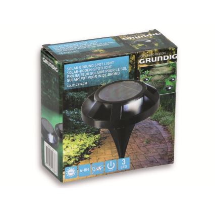 Grundig 12338 - Éclairage solaire 3xLED/1xAAA 600 mAh