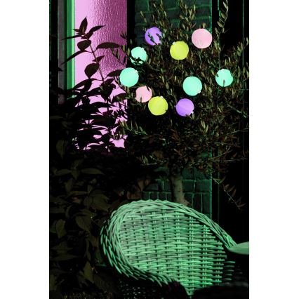 Grundig 14106 - Guirlande solaire 2,4m 10xLED/1,2V 600 mAh