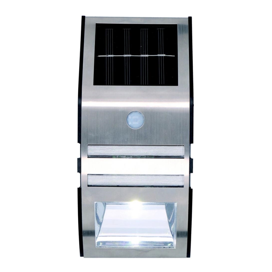 Grundig - Applique murale solaire avec détecteur de mouvement et de crépuscule LED/1xAA 600mAh IP64
