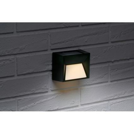 Grundig - Applique murale solaire LED, 3,7 V, 500 mAh, IP44