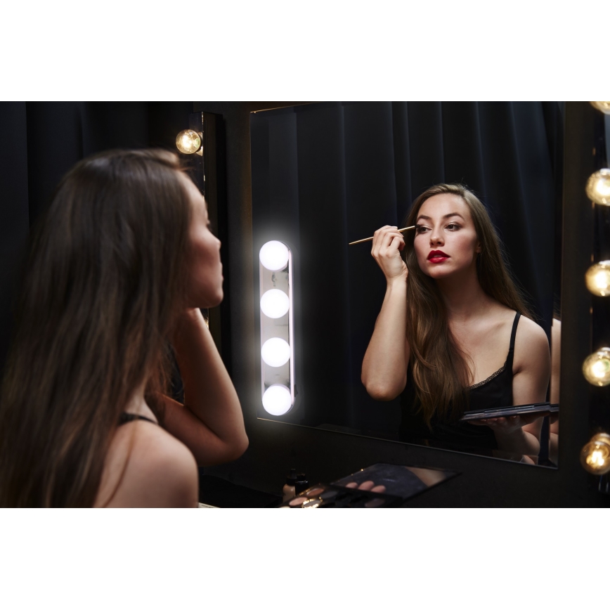 Grundig - Eclairage miroir 4xLED/4xAA