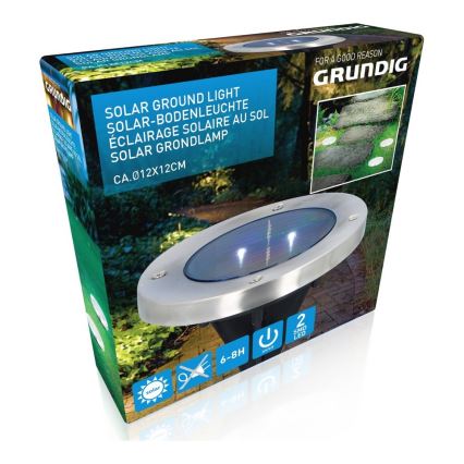 Grundig - Éclairage solaire 2xLED/1,2V 600 mAh