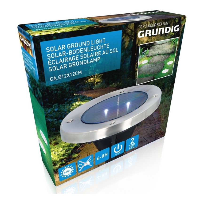 Grundig - Éclairage solaire 2xLED/1,2V 600 mAh