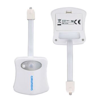Grundig - Eclairage WC avec détecteur LED/3xAAA